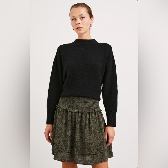 Rails Women’s Addison Skirt Olive Pebble Print - Size XL - Picture 2 of 7